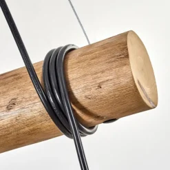 hofstein Koyoto Suspension, Boule lumineuse, Suspension Écru, Noir, 3 lumières