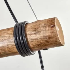 hofstein Koyoto Suspension, Boule lumineuse, Suspension Écru, Noir, 4 lumières