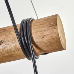 hofstein Koyoto Suspension, Boule lumineuse, Suspension Écru, Noir, 3 lumières