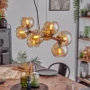 hofstein Koyoto Suspension, Boule lumineuse, Suspension Ambre, Fumé, 8 lumières