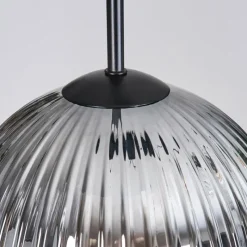 hofstein Koyoto Suspension, Boule lumineuse, Suspension Noir, 3 lumières