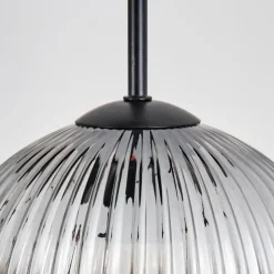 hofstein Koyoto Suspension, Boule lumineuse, Suspension, Suspension grappe Ambre, Clair, Fumé, 3 lumières