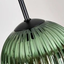 Lampes Dorées-hofstein Koyoto Suspension, Boule lumineuse, Suspension, Suspension grappe Noir, 3 lumières