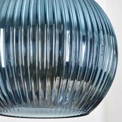 Lampes Dorées-hofstein Koyoto Suspension, Boule lumineuse, Suspension, Suspension grappe 30 cm Bleu, Or, Vert, 3 lumières