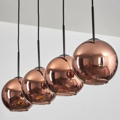 hofstein Koyoto Suspension Cuivré, 4 lumières