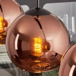 hofstein Koyoto Suspension Noir, 4 lumières