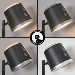 hofstein Krumstorp Lampe à poser, Applique murale, Liseuse LED Noir, 1 lumière