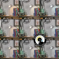 hofstein Krumstorp Lampe à poser, Applique murale, Liseuse LED Blanc, 1 lumière