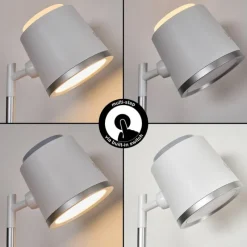 hofstein Krumstorp Lampe à poser, Applique murale, Liseuse LED Blanc, 1 lumière