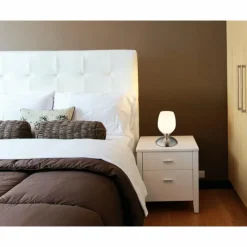 Luminaires Globo Lighting Kuwaita Lampe à poser Nickel mat, 1 lumière