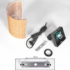 Luminaires Scandinaves-hofstein Labrujo Luminaire Up & Down, Applique murale Noir, 1 lumière