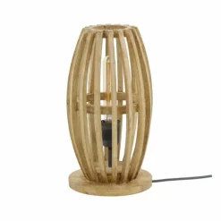 Lampes En Bois-hofstein Laceiras Lampe à poser Écru, 1 lumière