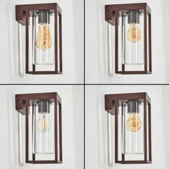 hofstein Lagarelhos Lampe murale d´extérieur Rouille, 1 lumière