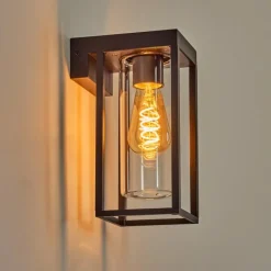 hofstein Lagarelhos Luminaire extérieur, Lampe murale d´extérieur Noir, 1 lumière