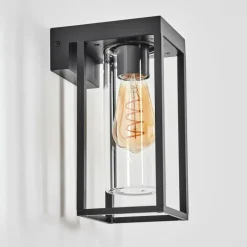 hofstein Lagarelhos Luminaire extérieur, Lampe murale d´extérieur Noir, 1 lumière