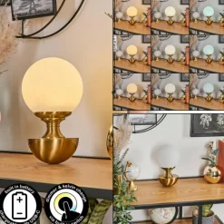 hofstein Lakolk Lampe à poser LED Laiton, 1 lumière