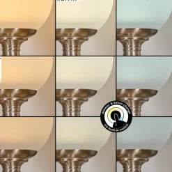 hofstein Lakolk Lampe à poser LED Nickel mat, 1 lumière