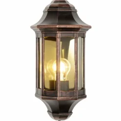 Luminaires LCD Lalling Applique murale Cuivre, Noir, 1 lumière