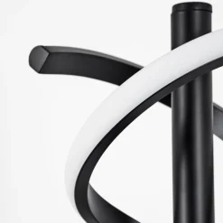 hofstein Lampadaire Alvarim LED Noir, 1 lumière