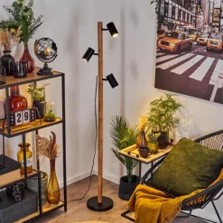 Luminaires Scandinaves-hofstein Lampadaire Arbrentin Écru, Noir, 3 lumières