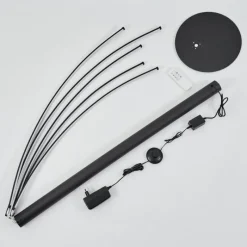 hofstein Lampadaire Bakersfield LED Noir, Blanc, 1 lumière