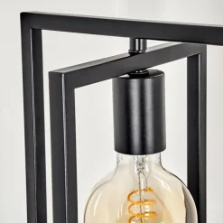 Lampes Vintages & Rétros-hofstein Lampadaire Bass Noir, 3 lumières