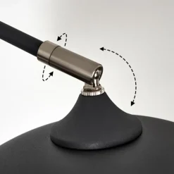 hofstein Lampadaire Beles Noir, 1 lumière