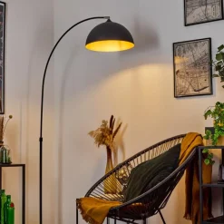 hofstein Lampadaire Beles Noir, 1 lumière