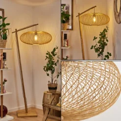 Style Boho-Chic-hofstein Lampadaire Brooker Écru, 1 lumière