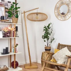 Style Boho-Chic-hofstein Lampadaire Brooker Écru, 1 lumière