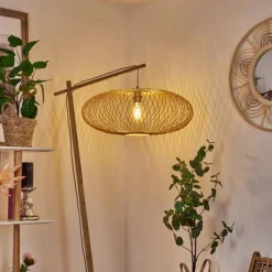 Style Boho-Chic-hofstein Lampadaire Brooker Écru, 1 lumière
