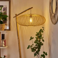Style Boho-Chic-hofstein Lampadaire Brooker Écru, 1 lumière