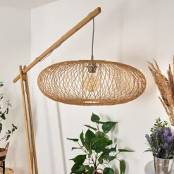 Style Boho-Chic-hofstein Lampadaire Brooker Écru, 1 lumière