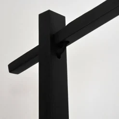 Style Boho-Chic-hofstein Lampadaire Brooker Noir, 1 lumière