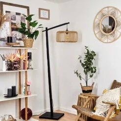 Luminaires Scandinaves-hofstein Lampadaire Callide Noir, 1 lumière