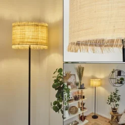 Luminaires Scandinaves-hofstein Lampadaire Chenevrey Noir, 1 lumière