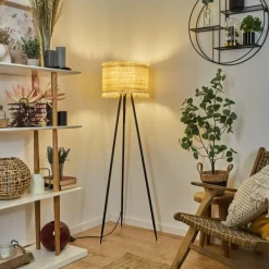 Luminaires Scandinaves-hofstein Lampadaire Chenevrey Noir, 1 lumière