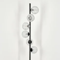Lampes À Boules-hofstein Lampadaire 12 cm Remaisnil Argenté, 6 lumières