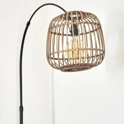 Luminaires Scandinaves-hofstein Lampadaire Combeima Noir, 1 lumière