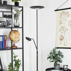 Luminaires Rustiques-hofstein Lampadaire Confluencia LED Noir, 2 lumières