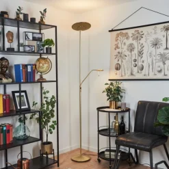 hofstein Lampadaire Confluencia LED Laiton, 2 lumières