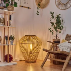 Style Boho-Chic-hofstein Lampadaire Durazno Écru, 1 lumière