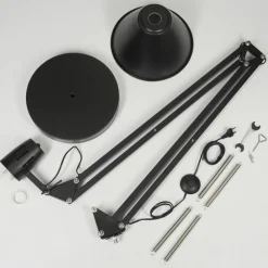 Luminaires Scandinaves-hofstein Lampadaire Estancarbon Noir, 1 lumière