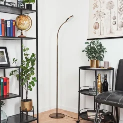 hofstein Lampadaire Haltia LED Bronze, 1 lumière