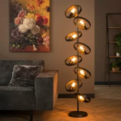 hofstein Lampadaire Hover Anthracite, 8 lumières* Lampadaires Et Lampes Sur Pied