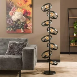 hofstein Lampadaire Hover Anthracite, 8 lumières* Lampadaires Et Lampes Sur Pied