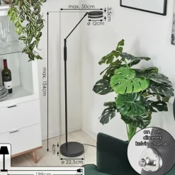 hofstein Lampadaire Huallilemu LED Anthracite, 1 lumière