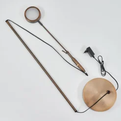 hofstein Lampadaire Huallilemu LED Vieux laiton, 1 lumière