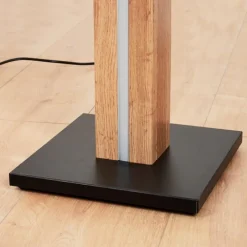 hofstein Lampadaire Kyneton LED Écru, Noir, 1 lumière