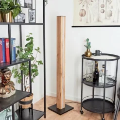 hofstein Lampadaire Kyneton LED Écru, Noir, 1 lumière